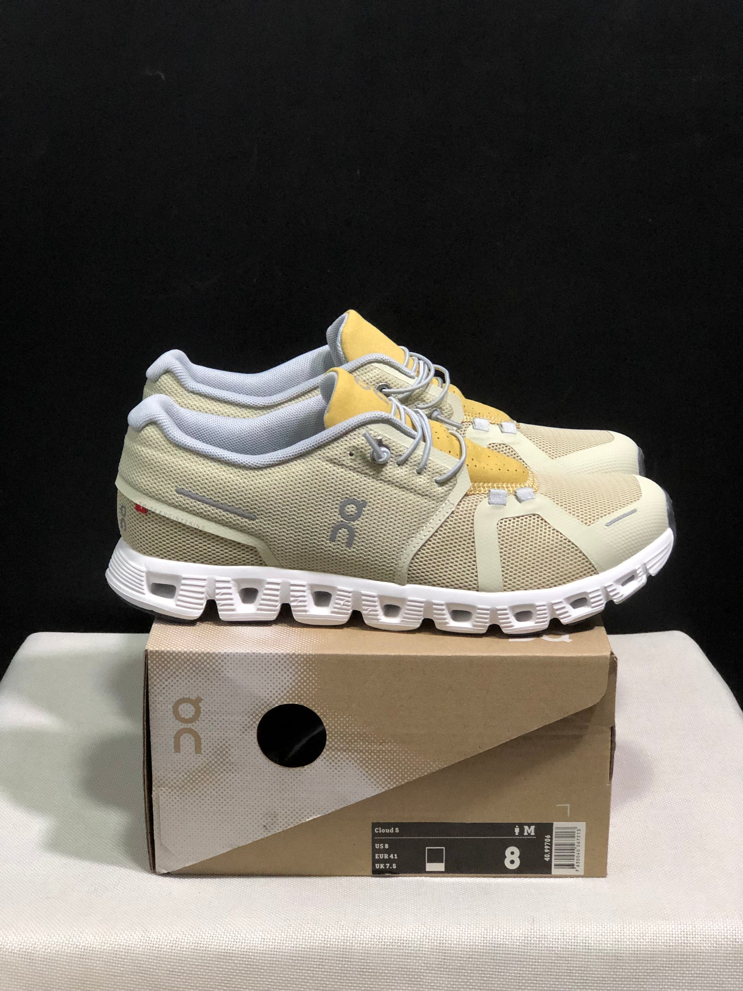 On Running Cloud 5 Lightweight Running Shoes Haze/Sand