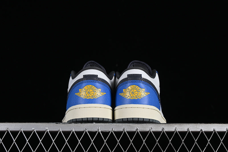 Nike Air Jordan 1 Low Flight Vintage Summit Blue White Sneakers
