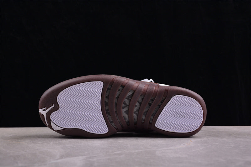 Nike Air Jordan 12 Retro Brown White Sneakers