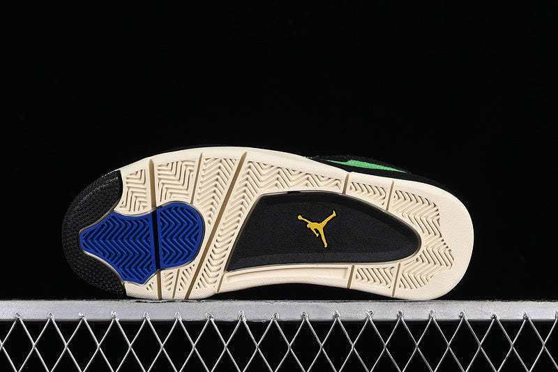 Nike Air Jordan 4 Retro Manila White Black Green Sneakers
