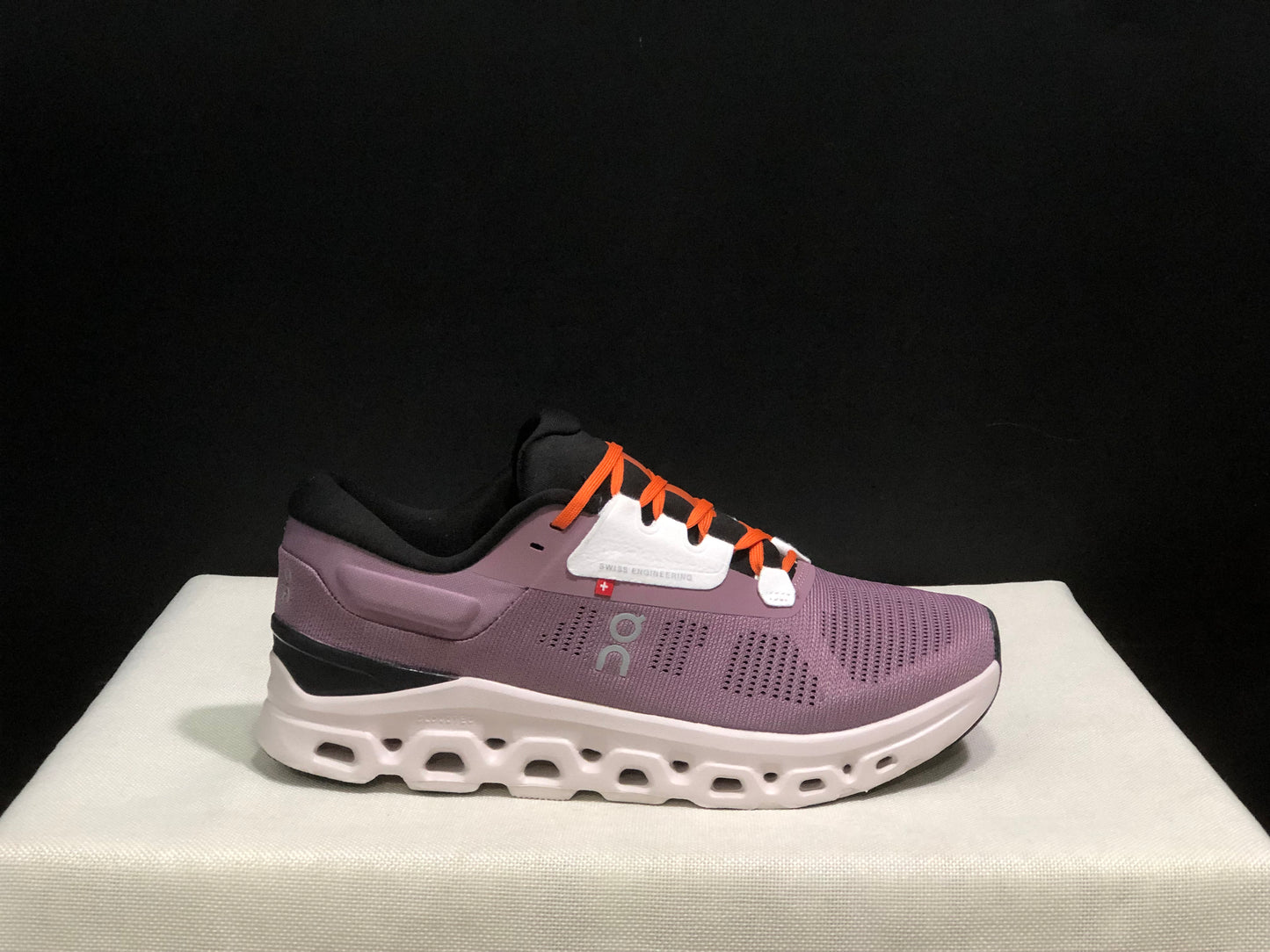 On Running Cloudstratus 3 Anti-Slip Running Shoes Quartz Lily/Purple