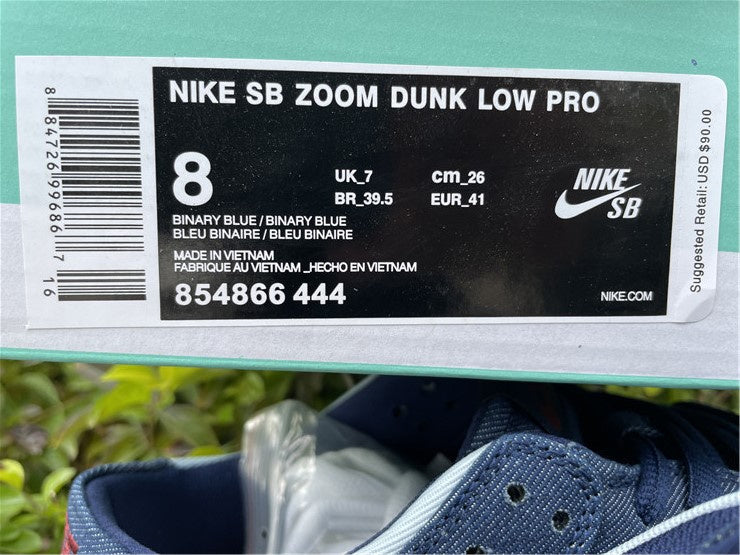 Nike SB Zoom Dunk Low Pro Blue Sneakers
