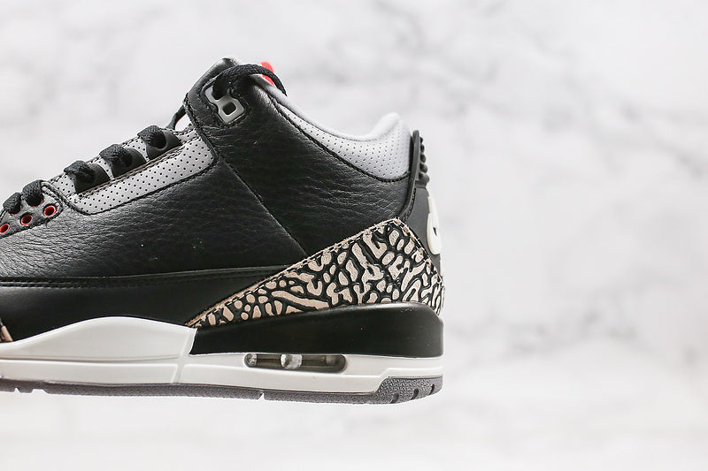 Nike Air Jordan 3 Retro OG Mid Black Cement Sneakers