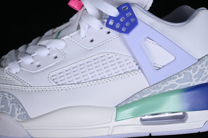 Nike Air Jordan Spizike Low Dongdan White Indigo Burst Palest Purple Sneakers
