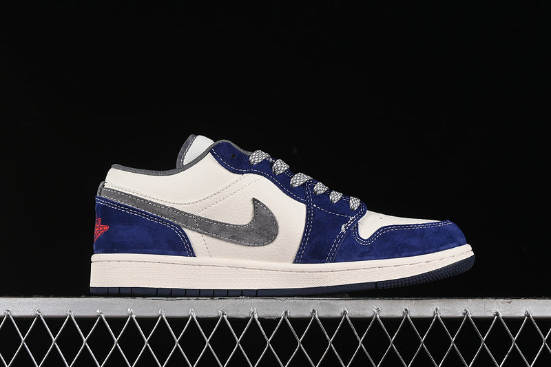 Nike Air Jordan 1 Low Off-White White Blue Grey Sneakers