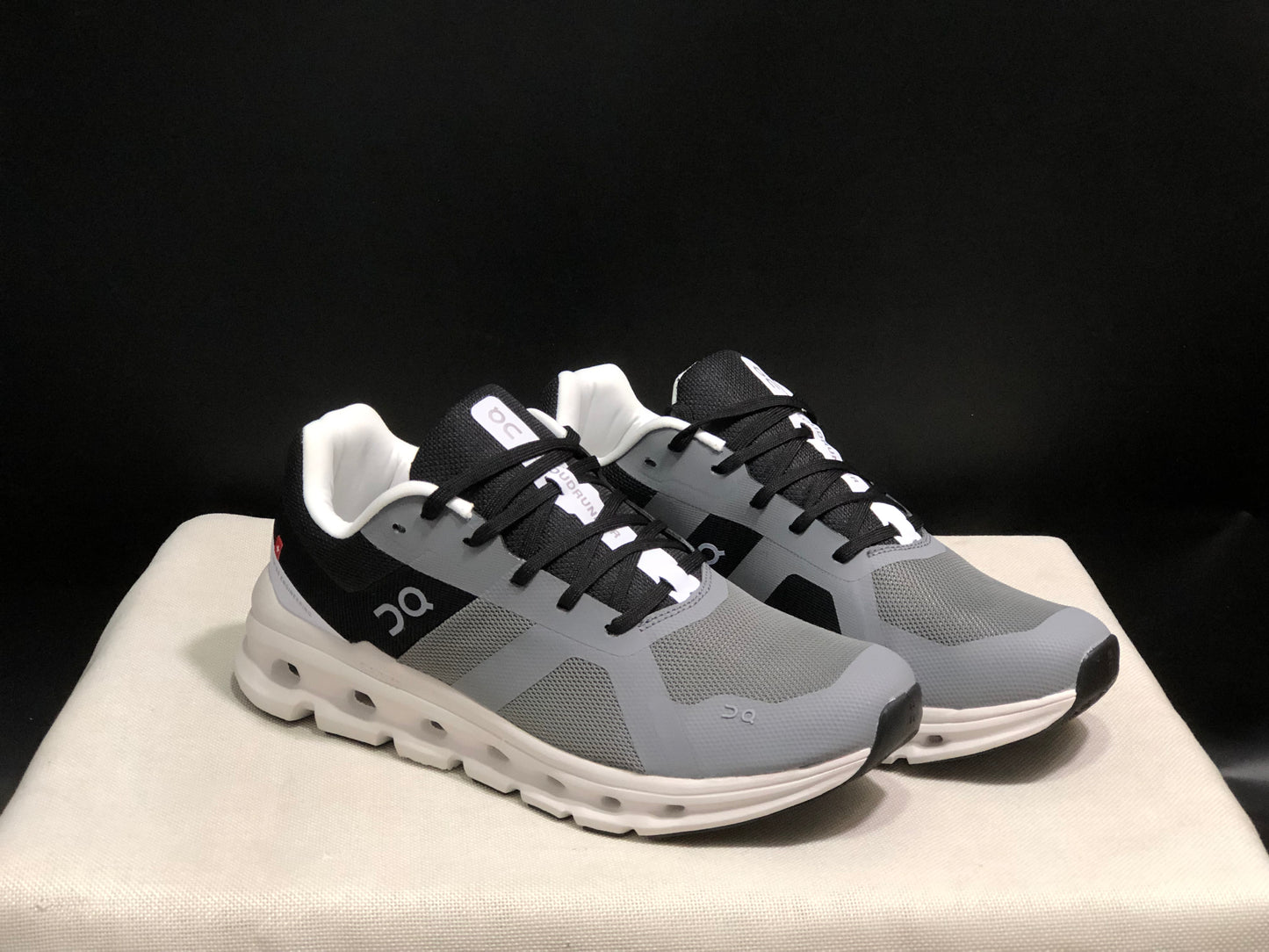 On Running Cloudrunner Anti-Slip Sports Running Shoes Eclipse/Black