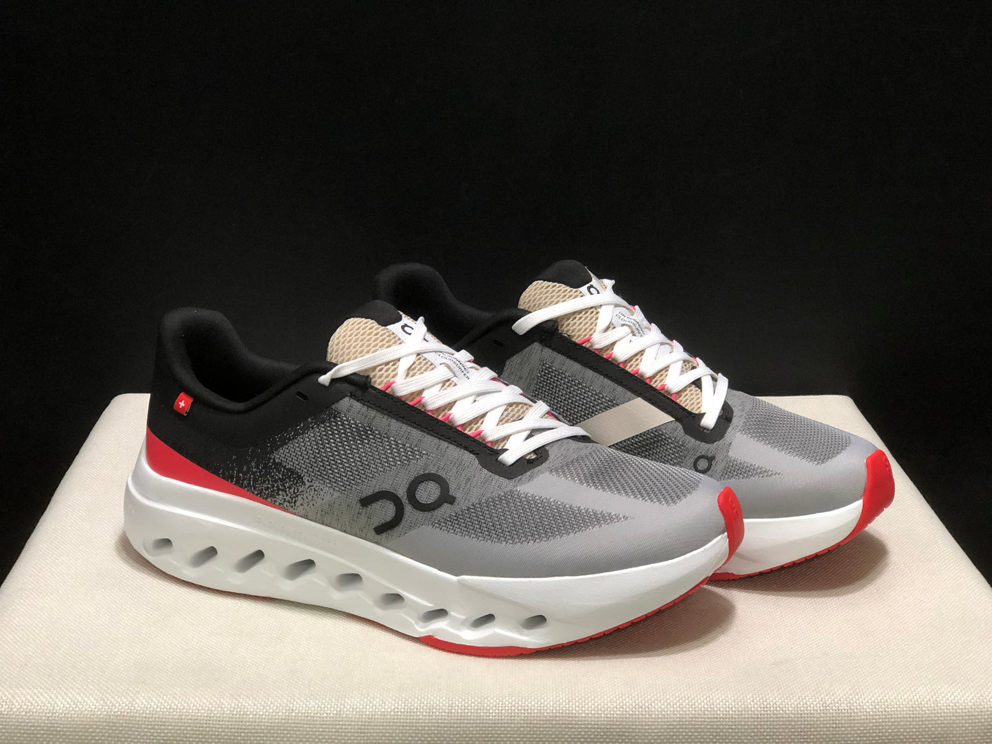 On Running Cloudsurfer Next Casual Running Shoes Grey/Black/Red