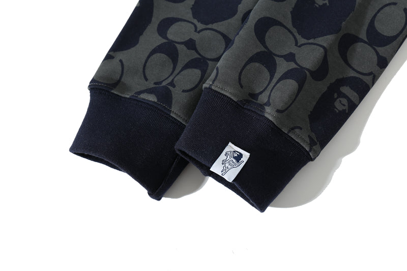 A Bathing Ape BAPE x COACH Co-Branded Hoodie Dark Blue