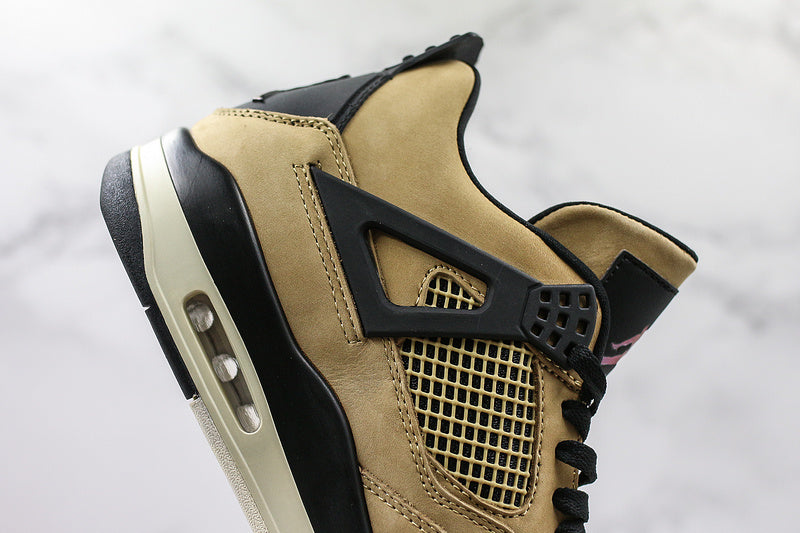 Nike Air Jordan 4 Retro Pale Ivory Black Sneakers
