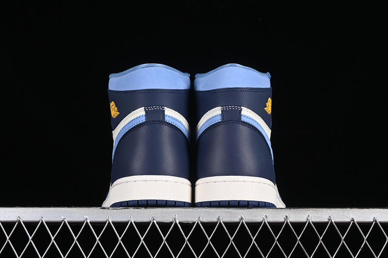 Nike Air Jordan 1 High University Blue White Midnight Navy Sail Sneakers