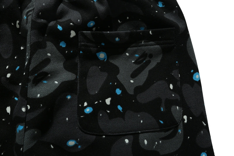 A Bathing Ape Shark Head Luminous Series Pants Starry Night
