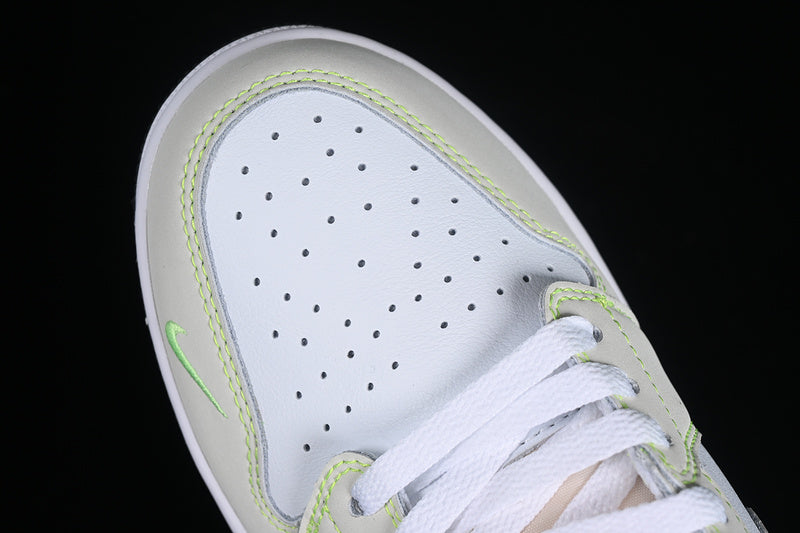 Nike Air Jordan 1 Low OG Black Sole White Ghost Green Sneakers