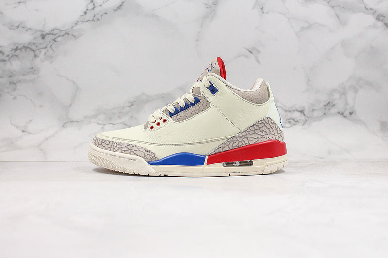 Nike Air Jordan 3 Retro International Flight 2018 White Multicolor Sneakers
