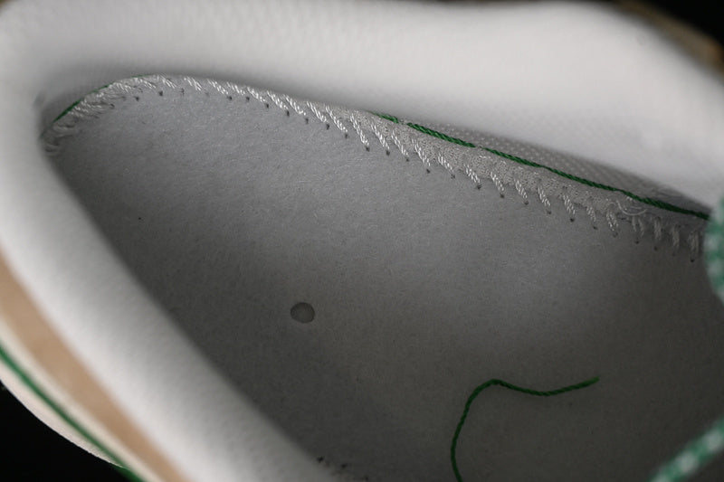 Nike Air Jordan 1 Low White Green Brown Sneakers