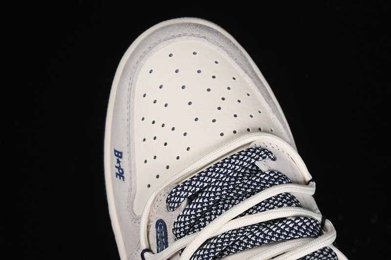 Nike Air Jordan 1 Low Travis Scott Fragment Design BAPE White Grey Blue Red Multicolour Sneakers