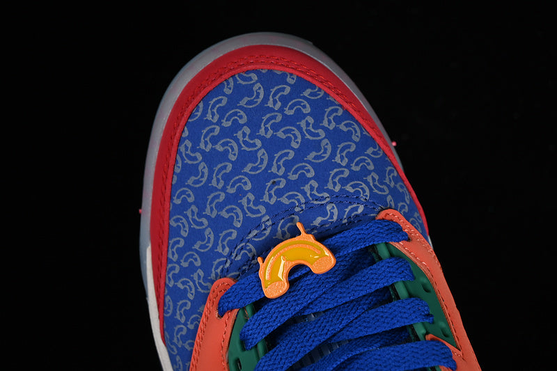 Nike Air Jordan 5 Low Doernbecher Hyper Royal Safety Orange University Red Sneakers