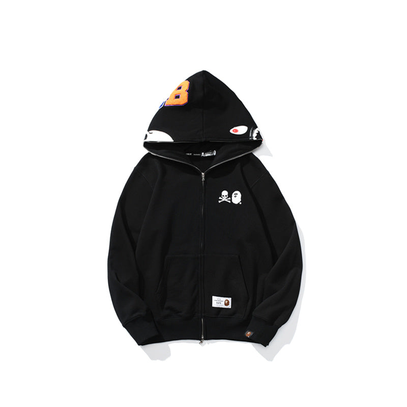 A Bathing Ape BAPE Shark Head Skull 15th Anniversary Joint Edition Hoodie