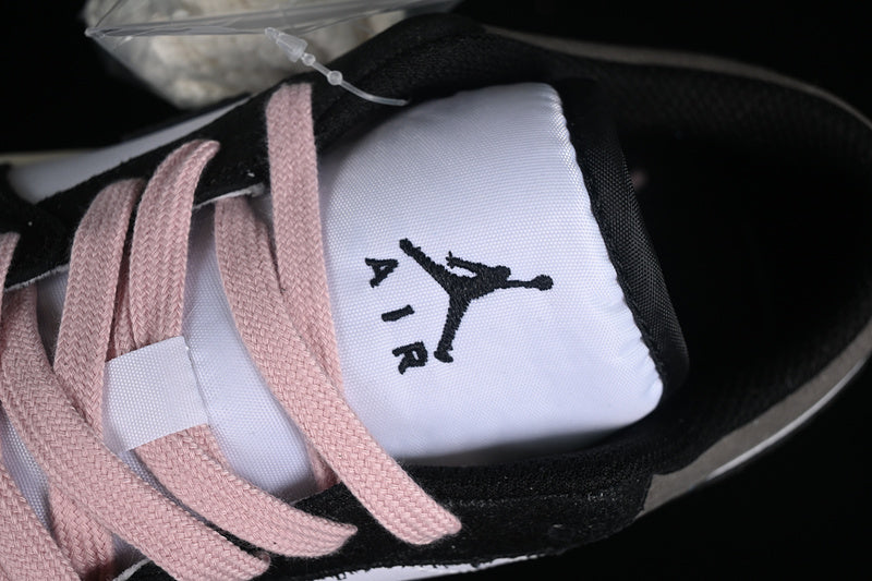 Nike Air Jordan 1 Low Black White Grey Pink Sneakers