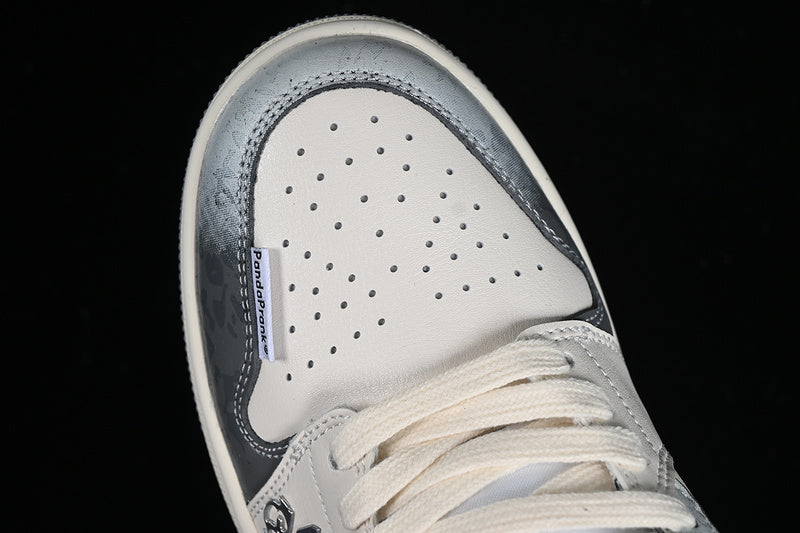 Nike Air Jordan 1 Low Vintage Grey Stealth White Sneakers