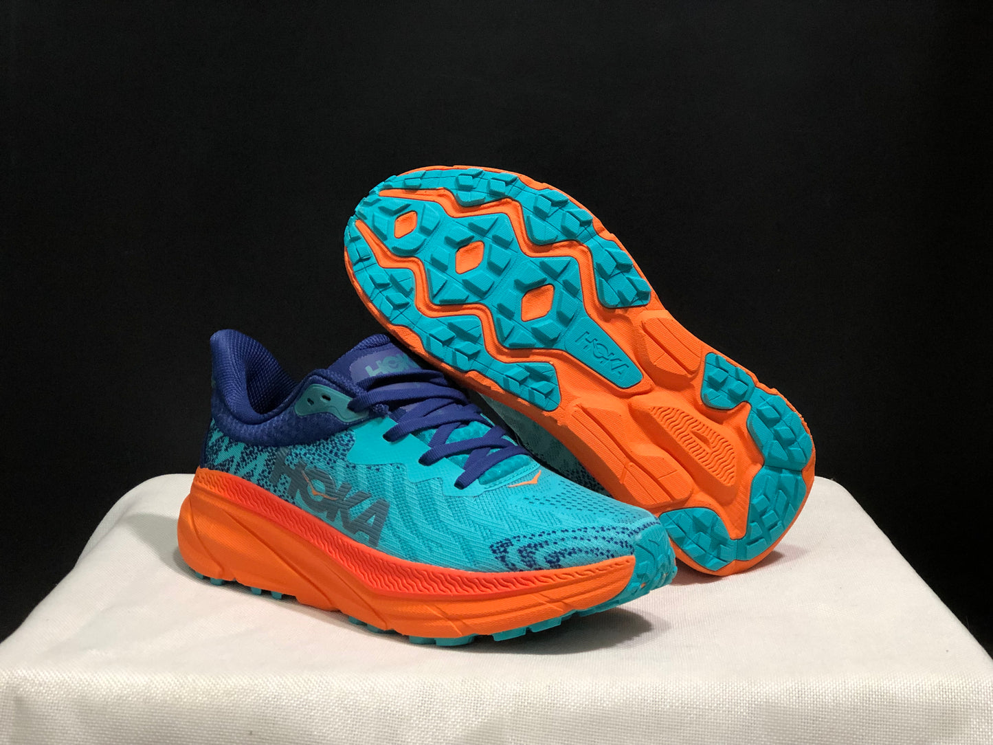 Hoka One One Challenger 7 Shock-absorbing Breathable Running Shoes Sneakers Blue