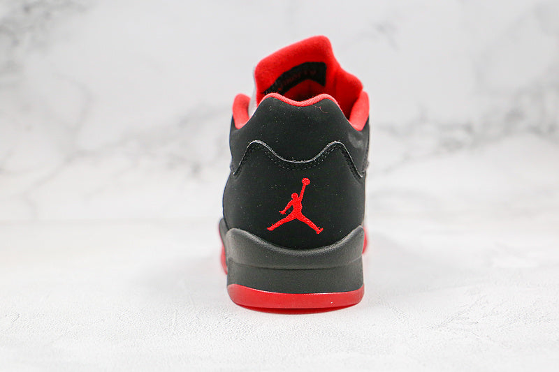 Nike Air Jordan 5 Retro Low Alternate 90 Black Red Sneakers