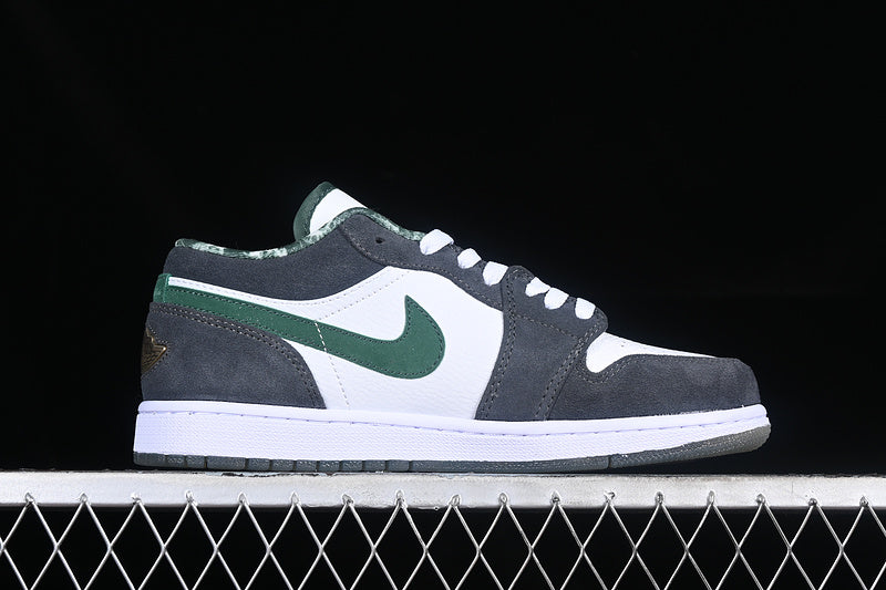 Nike Air Jordan 1 Retro Low White Grgaphite Grey Sneakers