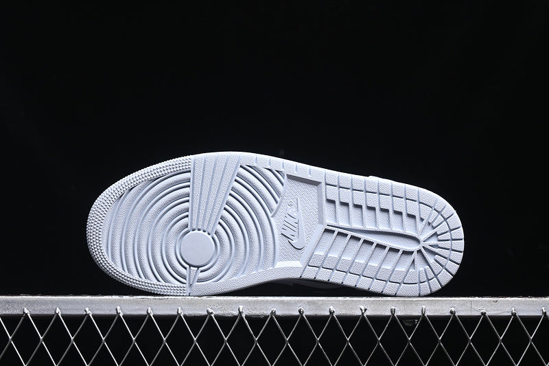 Nike Air Jordan 1 Low Football White Midnight Navy Sneakers
