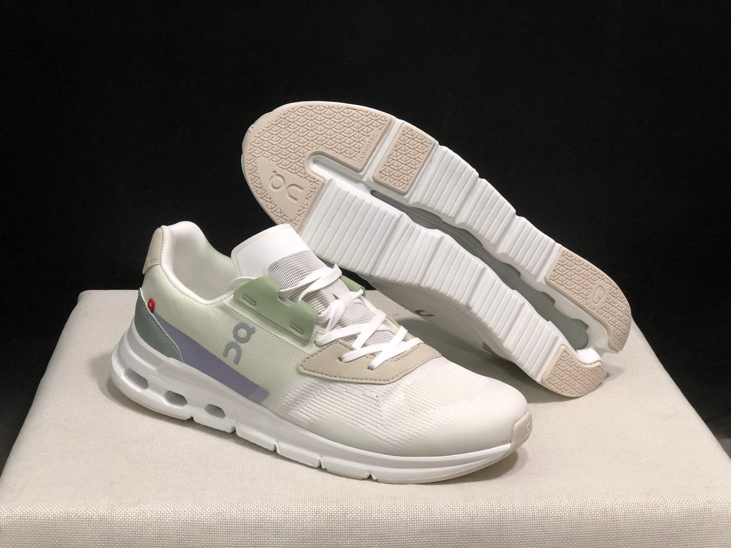 On Running Cloudrift Ivory White Comfortable And Versatile Sports Casual Shoes