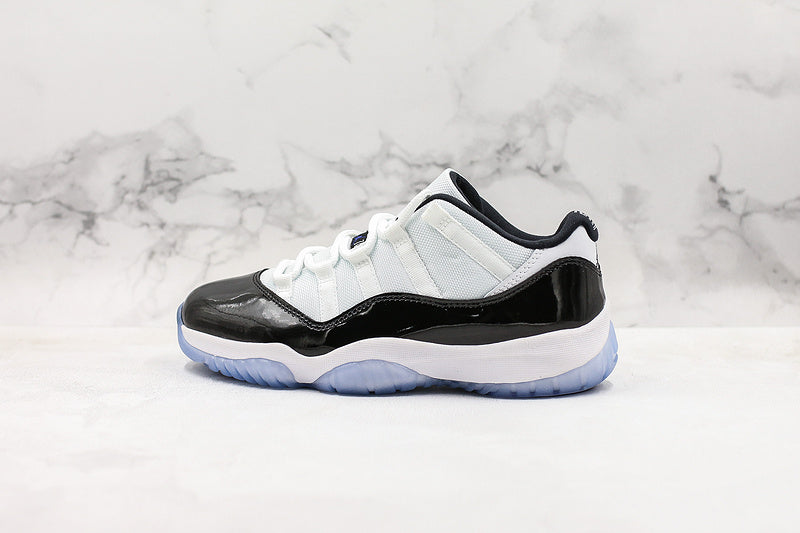 Nike Air Jordan 11 Retro Low Concord White Black Cool Sneakers