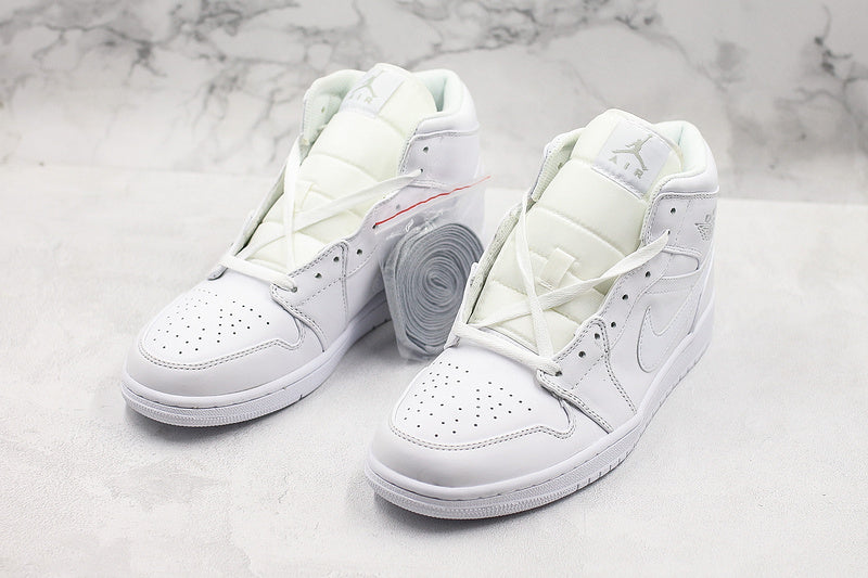 Nike Air Jordan 1 Retro High Pure White Sneakers