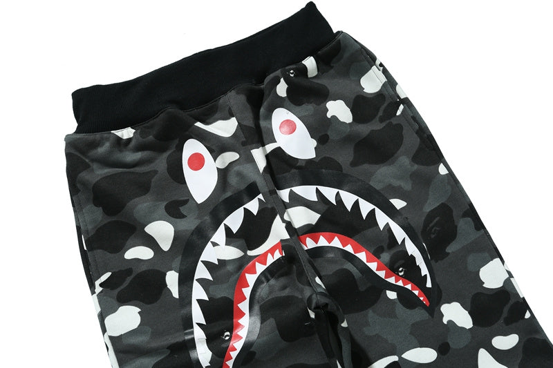 A Bathing Ape Shark Head Luminous Series Pants Spots