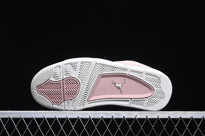Nike Air Jordan 4 Remastered White Sole Pink Sneakers