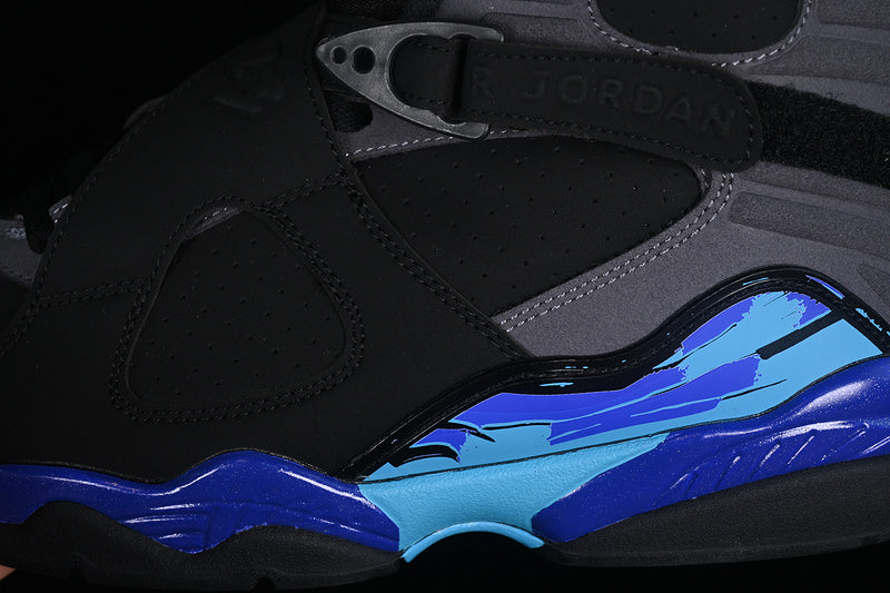 Nike Air Jordan 8 Retro True Red Flint Bright Blue Black Grey Sneakers