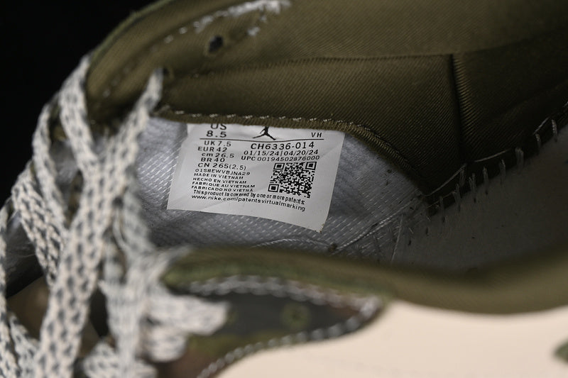 Nike Air Jordan 1 Low BAPE Travis Scott Fragment Design OG SP White Camouflage Sneakers