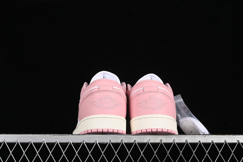 Nike Air Jordan 1 Low White Pink Oxford Sail Sneakers