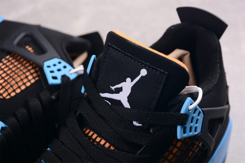 Nike Air Jordan 4 Retro Blue Black Sneakers