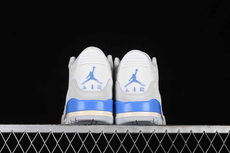 Nike Air Jordan 3 Retro Hydrogen Blue Summit White Sneakers