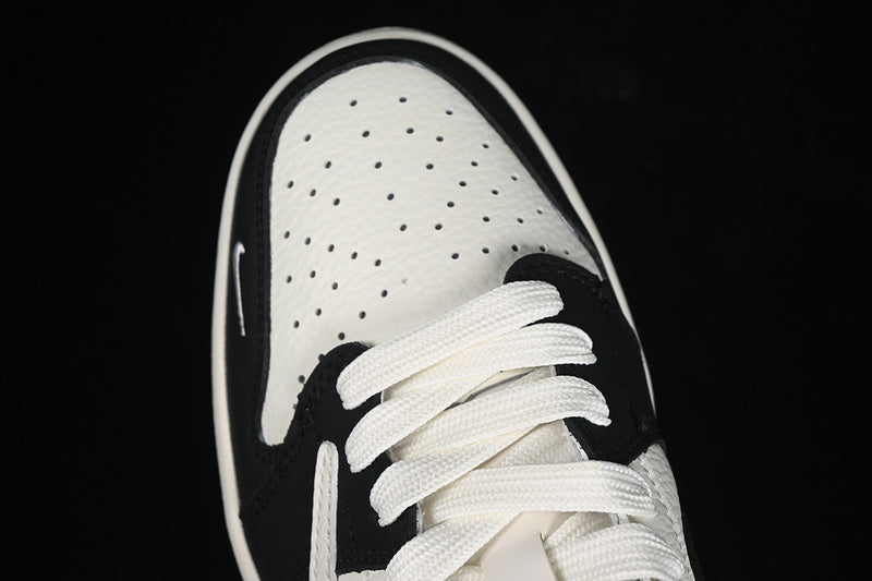 Travis Scott Fragment Design Nike Air Jordan 1 Low OG SP White Black Sneakers