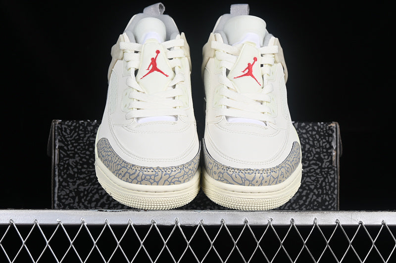Nike Air Jordan Spizike Low Coconut Milk Sandstone Smoke Grey Sneakers