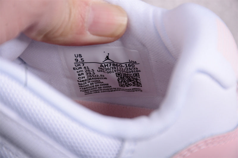 Nike Air Jordan 11 Retro Low White Legend Pink Sneakers