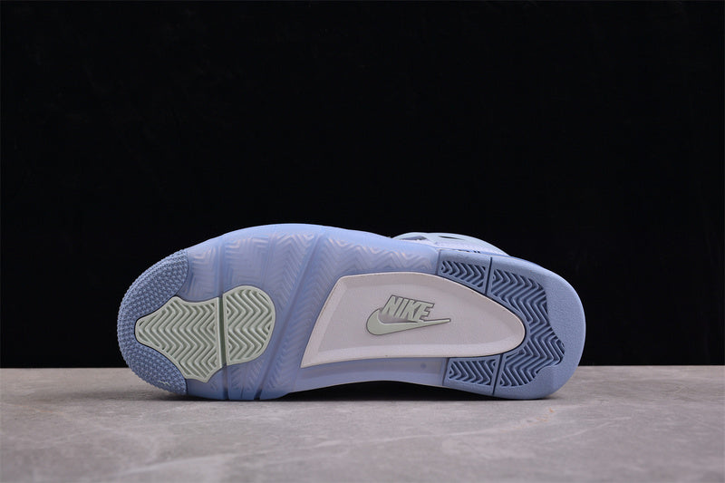 Nike Air Jordan 4 Retro Grey Blue Sneakers