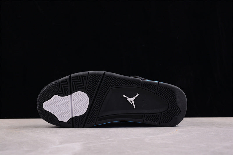 Nike Air Jordan 4 Retro Blue Black Sneakers