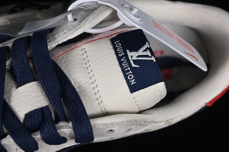 Nike Air Jordan 1 Low LV Travis Scott Fragment Design OG SP Navy Grey White Sneakers