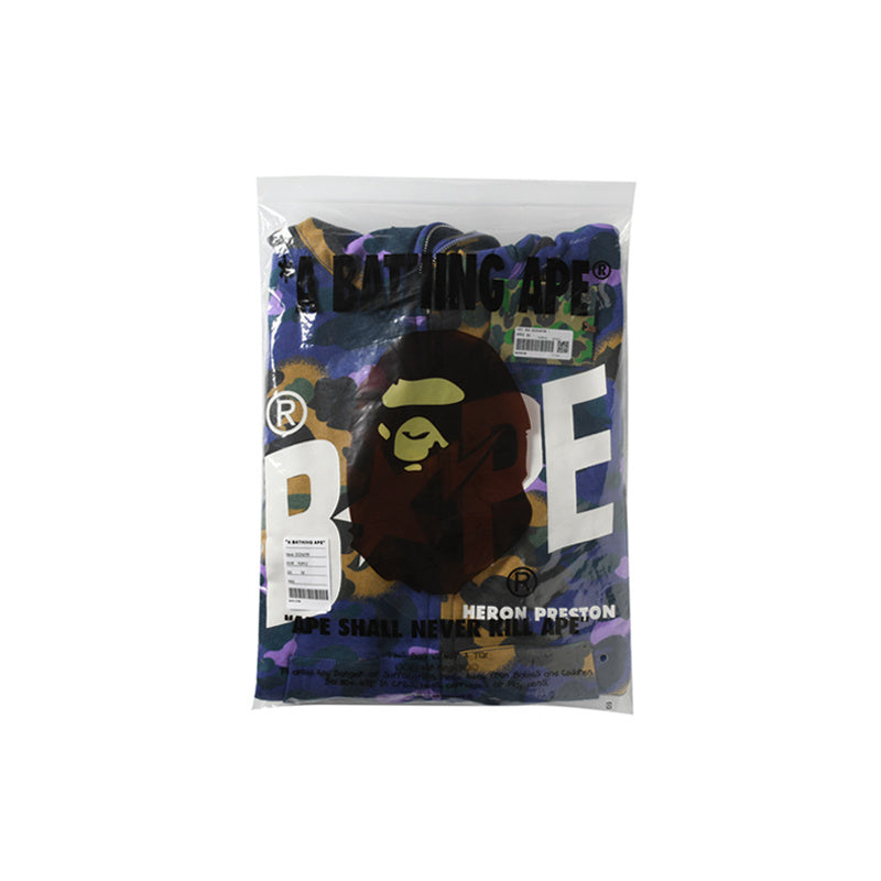 A Bathing Ape BAPE x HP Joint Edition Shark Head Star Camouflage Hoodie