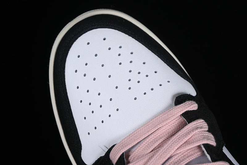 Nike Air Jordan 1 Low Black White Grey Pink Sneakers