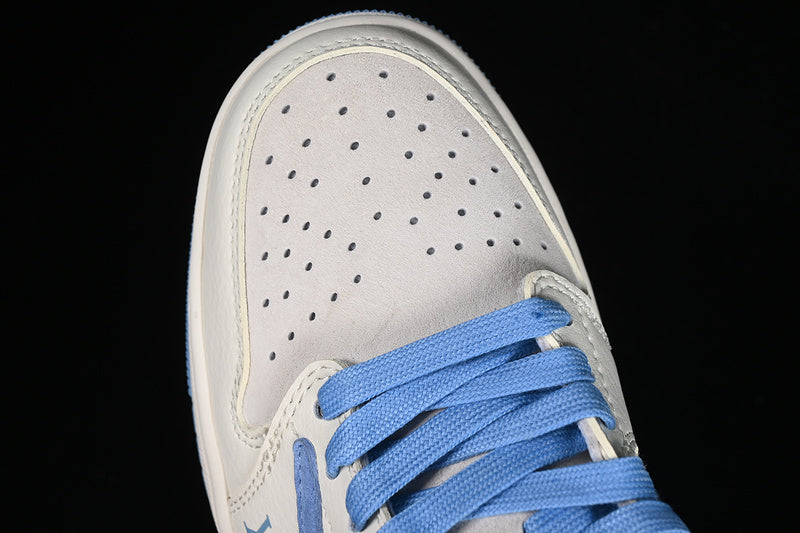 Nike Air Jordan 1 Low OG SP Travis Scott Fragment Design LV Grey Blue Red Sneakers