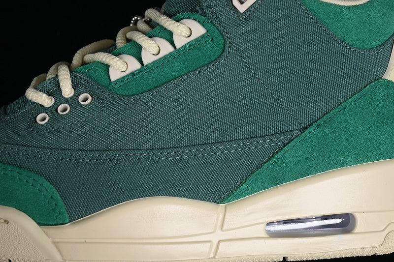 Nina Chanel Abney Nike Air Jordan 3 Retro Bicoastal Malachite Fossil Green Sneakers