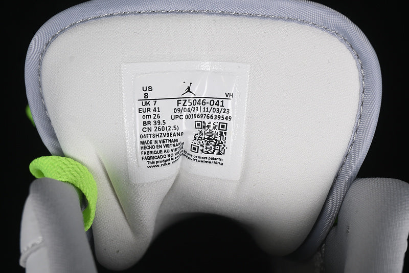 Nike Air Jordan 1 Low Phantom White Green Amber Brown Sole Sneakers