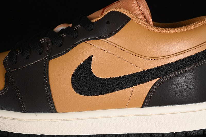 Nike Air Jordan 1 Low Baroque Brown Black Sneakers