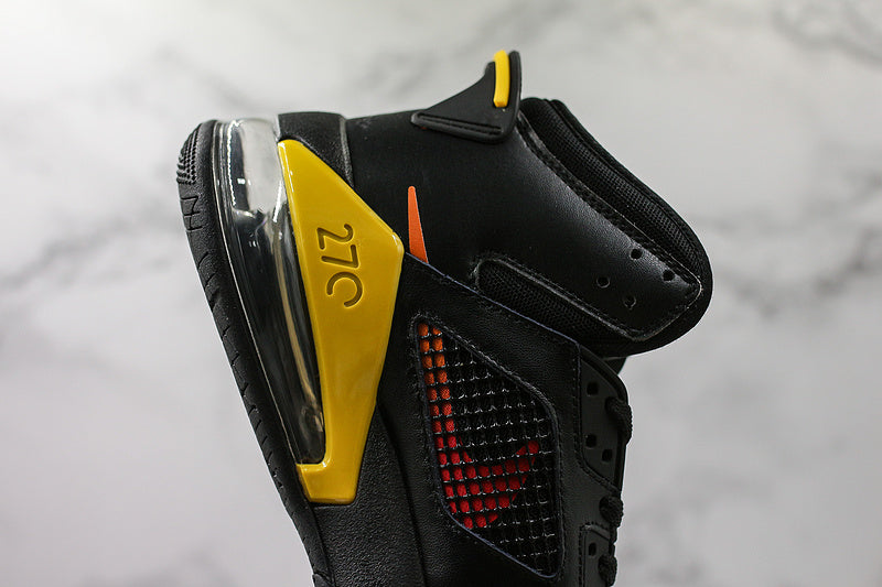 Nike Air Jordan Mars 270 Black Orange Yellow Sneakers